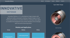 Desktop Screenshot of innovativedefense.net