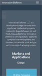 Mobile Screenshot of innovativedefense.net